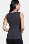 Zivame Knit Poly Thermal Spaghetti Top - Neutral Gray — thumbnail 3